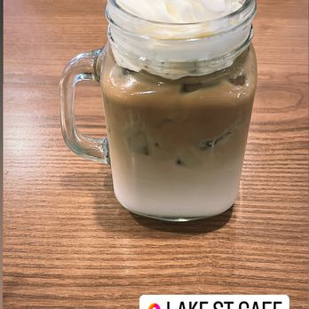 Lake St Cafe - Addison - Vanilla iced coffee - Breakfast & Brunch Near Me - Addison, Illinois
