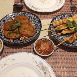 Thai Cafe - Fish cakes/chicken satay