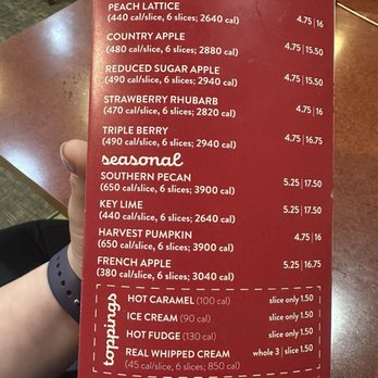 Bakers Square - Pie menu- 12/25 - American Near Me - Coon Rapids, Minnesota
