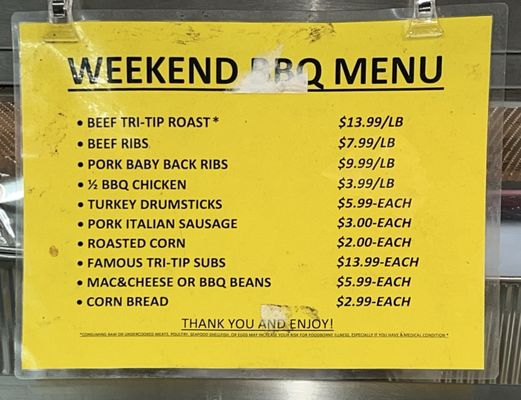 Menu photo 5 Handy Market Burbank, CA