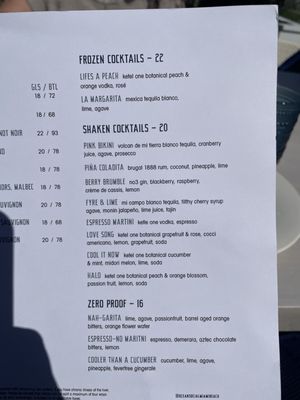 Menu photo 2 Ocean Social Miami Beach, FL Menu photo 2 Ocean Social Miami Beach, FL