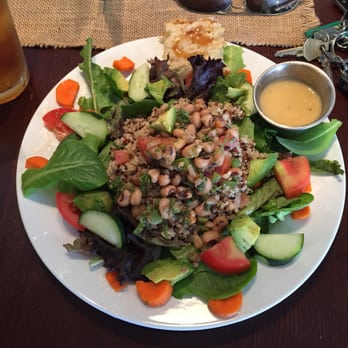 Fine Arts Bistro - Quinoa salad w/ a dessert bite on the side! - Cafes Near Me - Glasgow, Kentucky