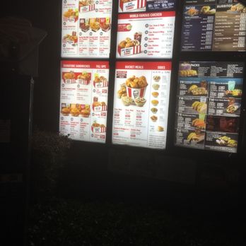 KFC - Part of drive thru menu - Chicken Wings Near Me - Carlsbad, California