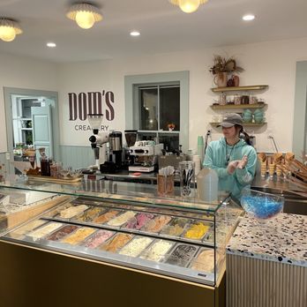 Dom’s Creamery - Interior - Ice Cream & Frozen Yogurt Near Me - Avon, Connecticut Dom’s Creamery - Interior - Ice Cream & Frozen Yogurt Near Me - Avon, Connecticut