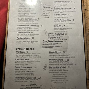 Zin American Bistro - Menu - American Near Me - Palm Springs, California Zin American Bistro - Menu - American Near Me - Palm Springs, California