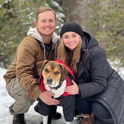 Keen Family Dentistry - Dr. Bryce, his wife, Lauren and their pup Magnolia
