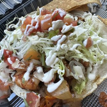 RJM Mexican Grill - Shrimp Taco i love the roasted onions and peppers nice touch - Mexican Near Me - Sun Valley, California RJM Mexican Grill - Shrimp Taco i love the roasted onions and peppers nice touch - Mexican Near Me - Sun Valley, California