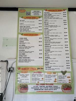 Menu photo 1 Irving Subs San Francisco, CA