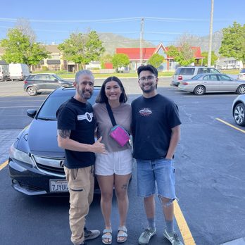 Greek Streak 2 - Out front of the restaurant with my two kids - Greek Near Me - Logan, Utah Greek Streak 2 - Out front of the restaurant with my two kids - Greek Near Me - Logan, Utah