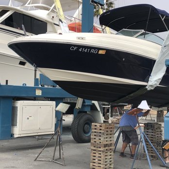 Seaside Boatyard & Marina - Bottom paint applied. Now time for the water - Boat Repair Near Me - Oxnard, California