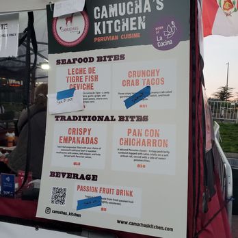 Camucha's Kitchen - Menu - Pop-Up Restaurants Near Me - Hayward, California