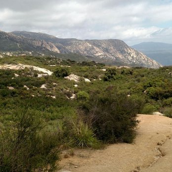 El Cajon Mountain Hiking Trail - Trail heading eastward with the peak at the upper left - Hiking Near Me - El Cajon, California El Cajon Mountain Hiking Trail - Trail heading eastward with the peak at the upper left - Hiking Near Me - El Cajon, California