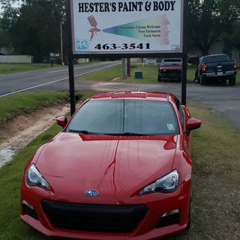 Hester's Paint & Body Shop - My car came back better than new after a front end collision! - Body Shops Near Me - Deridder, Louisiana Hester's Paint & Body Shop - My car came back better than new after a front end collision! - Body Shops Near Me - Deridder, Louisiana