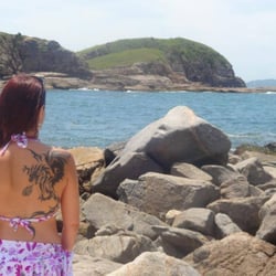 Edu Tattoo Tatuagens Artísticas - Dragão tribal divino feito pelo Jean Oliveira - do Edu Tattoo - nas costas de mon ami.