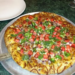 Curry & Crust - Paneer tikka pizza. Was yum.