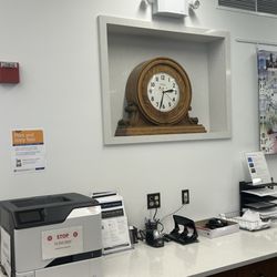 Hosmer Library - Old clock from before renovation