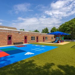 The Goddard School of Newtown - At The Goddard School in Newtown, we take our learning outdoors with a playground, garden, outdoor classroom and even a nature trail!