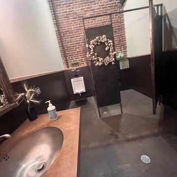 The Pie Safe - Men's room. Clean and well appointed - Pizza Near Me - Deary, Idaho The Pie Safe - Men's room. Clean and well appointed - Pizza Near Me - Deary, Idaho