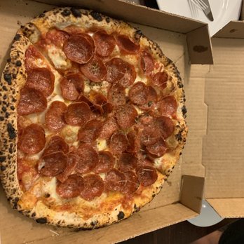 Pizzicletta - Pepperoni.... they do not take it easy on their toppings! - Pizza Near Me - Flagstaff, Arizona
