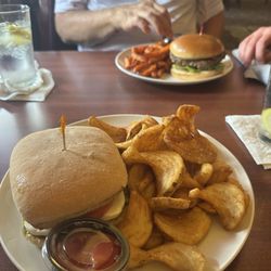 Riverfront Bar & Grill - Caprese on toasted brioche was so good.  The burger was tasty too.