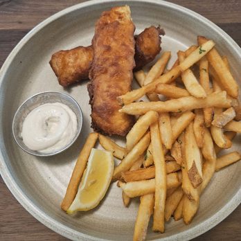Eureka! - Lunch Menu Fish (Cod) and Chips - American Near Me - Redlands, California Eureka! - Lunch Menu Fish (Cod) and Chips - American Near Me - Redlands, California