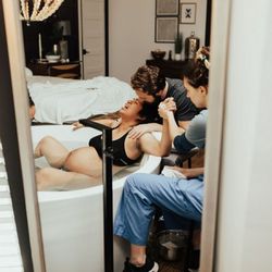 Sophia The Doula - Birth center labor support. A doula often takes a back seat to your partner, being a support to you both