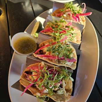The Elm - Ancho Braised Pork Belly Tacos - New American Near Me - La Grange, Illinois