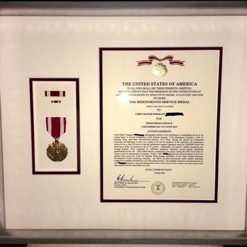 Tuckahoe Framing Gallery - Shadow Box w/ Medal & Certificate - Framing Near Me - Tuckahoe, New York Tuckahoe Framing Gallery - Shadow Box w/ Medal & Certificate - Framing Near Me - Tuckahoe, New York