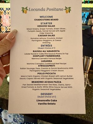 Menu photo 4 Locanda Positano Lafayette, CA