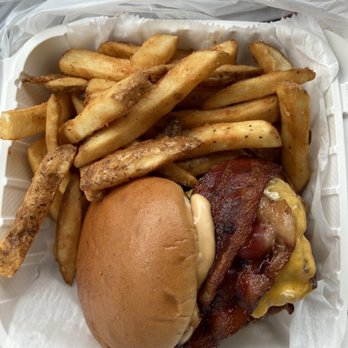 Soul Kuisine Cafe - Big Double Burger - Soul Food Near Me - Baltimore, Maryland