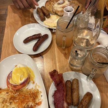 Yolk - Marina City - Cinnamon Roll French Toast Smoked Salmon Benny - Breakfast & Brunch Near Me - Chicago, Illinois Yolk - Marina City - Cinnamon Roll French Toast Smoked Salmon Benny - Breakfast & Brunch Near Me - Chicago, Illinois