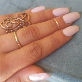 Moon Nails - Perfect coffin shaped nails by Rose and polished by her daughter - Nail Salons Near Me - Los Angeles, California Moon Nails - Perfect coffin shaped nails by Rose and polished by her daughter - Nail Salons Near Me - Los Angeles, California
