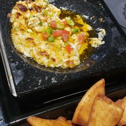 Black Rock Bar & Grill - Lobster dip, tastes good but too oily. Pita chips ate delicious.