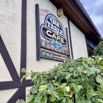The Oak Table Cafe - Sign - Breakfast & Brunch Near Me - Sequim, Washington The Oak Table Cafe - Sign - Breakfast & Brunch Near Me - Sequim, Washington