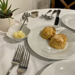 Cotton Gin Inn Culinary - Complimentary sweet potato biscuits with honey butter