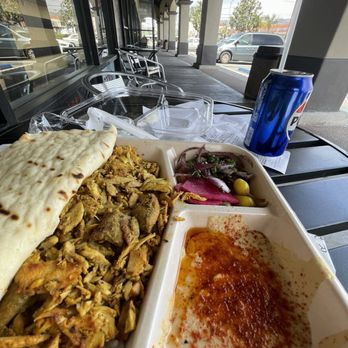 JeJe Mediterranean Grill - Chicken Shawarma Plate - Mediterranean Near Me - Granada Hills, California