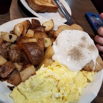 Perry's Restaurant - Chicken fried steak with eggs and potatoes. Excellent. - American Near Me - Oklahoma City, Oklahoma Perry's Restaurant - Chicken fried steak with eggs and potatoes. Excellent. - American Near Me - Oklahoma City, Oklahoma