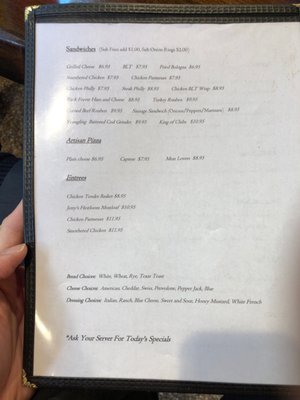 Menu photo 2 Hillside Tavern Mogadore, OH
