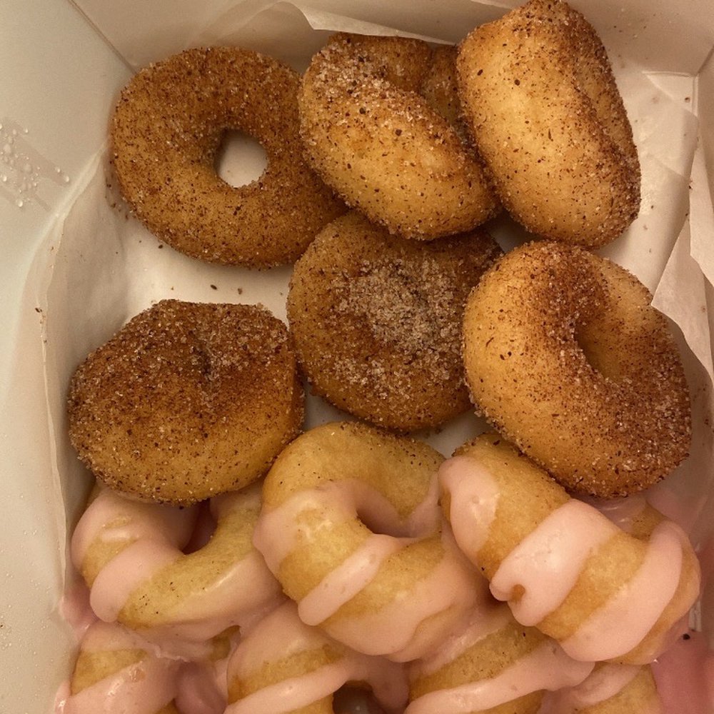 Cops - OG sour cream and cinnamon donuts - Coffee & Tea Near Me - Toronto, Ontario Cops - OG sour cream and cinnamon donuts - Coffee & Tea Near Me - Toronto, Ontario