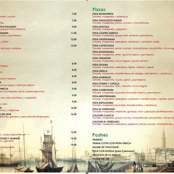 La Taberna del Veneziano - Nuestro menu - Italian Near Me - Madrid, M La Taberna del Veneziano - Nuestro menu - Italian Near Me - Madrid, M
