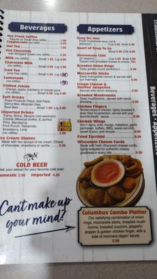 Menu photo 2 Columbus Family Restaurant Columbus, WI Menu photo 2 Columbus Family Restaurant Columbus, WI