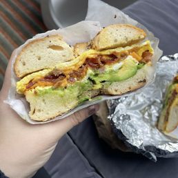 Egg Sandwich on a Bagel Egg Sandwich on a Bagel