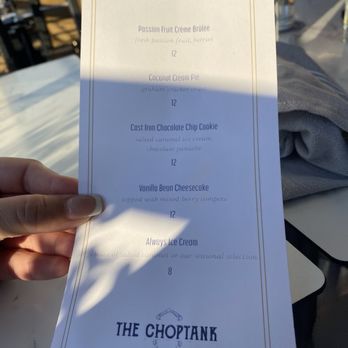 The Choptank - My Fave - Seafood Near Me - Annapolis, Maryland