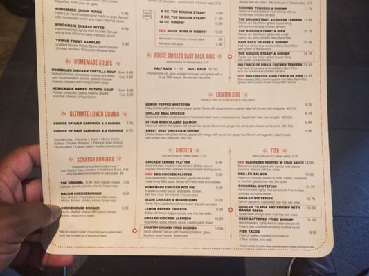 Menu photo 8 Cheddar's Scratch Kitchen Lutz, FL