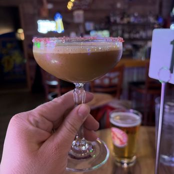 Game On - Peppermint espresso martini - Arcades Near Me - Kernersville, North Carolina