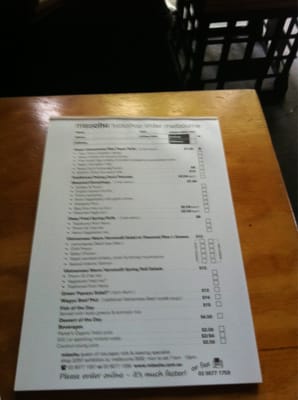 Menu photo 2 MissChu Melbourne, VIC Menu photo 2 MissChu Melbourne, VIC