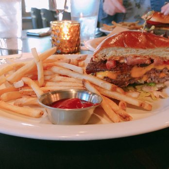 Conner's Kitchen + Bar - Burger and fries. The burger was incredible! - Breakfast & Brunch Near Me - Indianapolis, Indiana