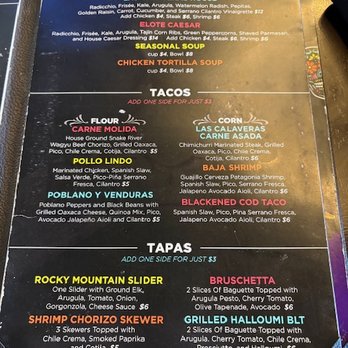 Las Calaveras - 3/2026 Menu - New Mexican Cuisine Near Me - Meridian, Idaho