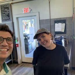 A gregarious barista and me