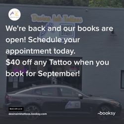 Desína Ink Tattoos - Book your appointments!
